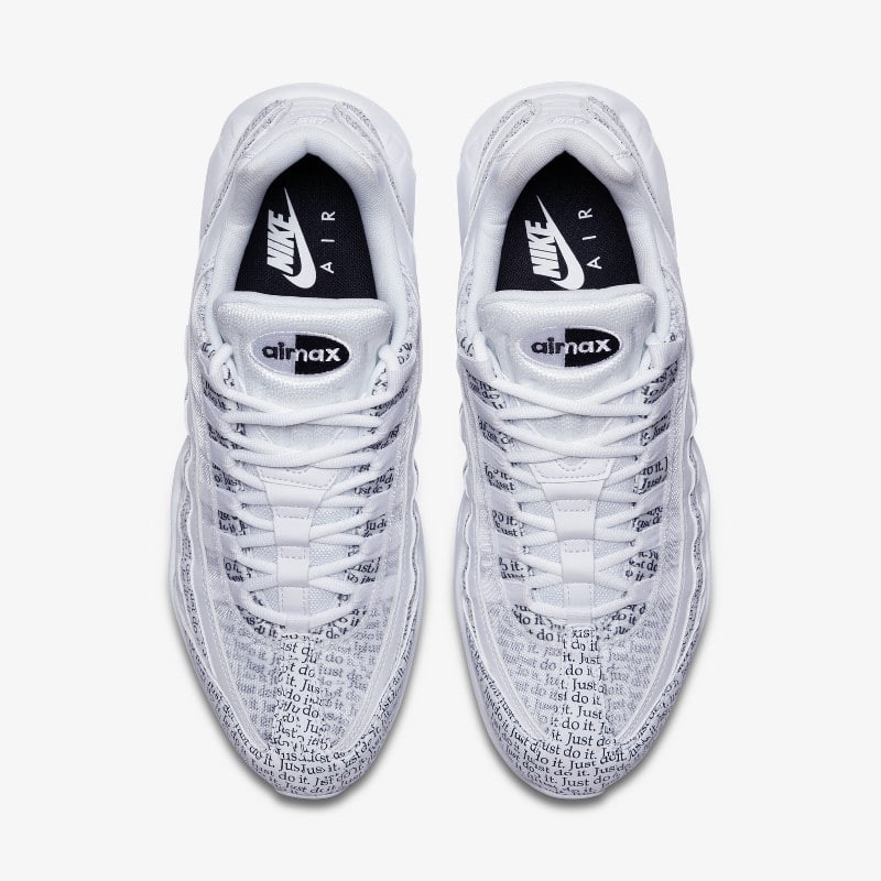 Just do it air max 95 white best sale